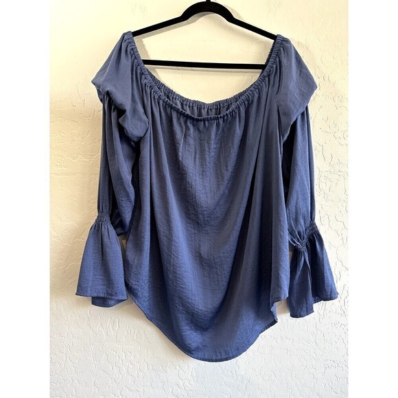 Belle & Sky Woman's Puff Sleeve Blouse Size XL Casual Office Career Everyday - Picture 7 of 15